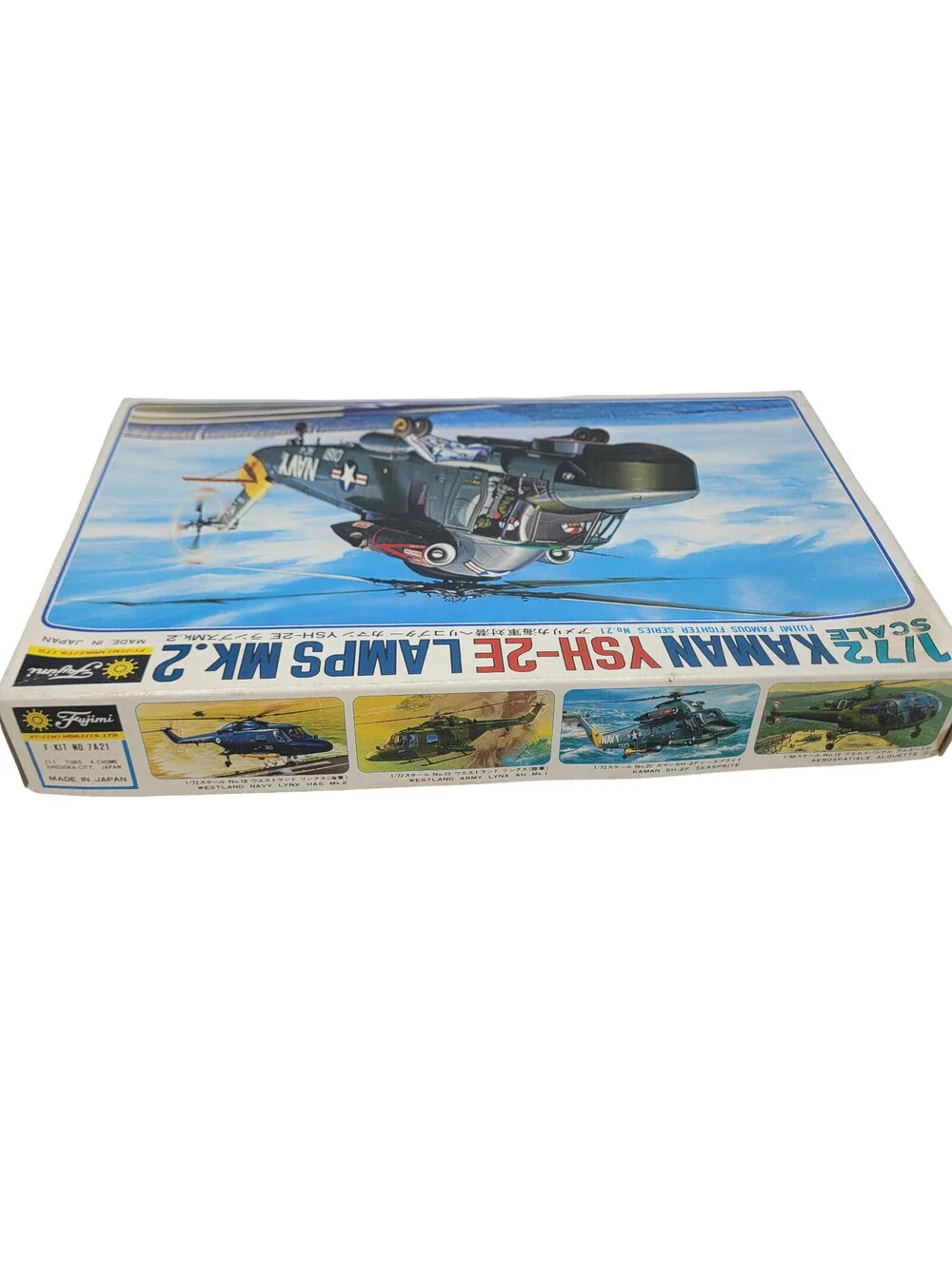 Fujimi Kaman YSH-2E LAMPS Mk.2 Helicopter 1/72 Scale Model Kit 7A21 Open Box